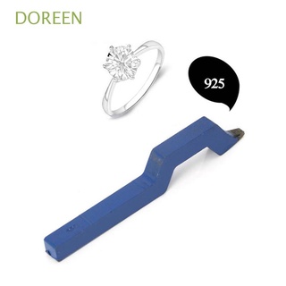 Doreen แม่พิมพ์เหล็ก 925 ทรงโค้ง ด้ามจับโค้ง สําหรับทําเครื่องประดับ แหวน สร้อยข้อมือ 925