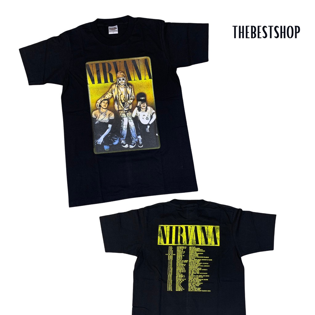 เสื้อวง-nirvana-ลายวงเนอวาน่า-เสื้อวินเทจ-ลายสวย-ซื้อก่อน-เท่ห์ก่อนใคร