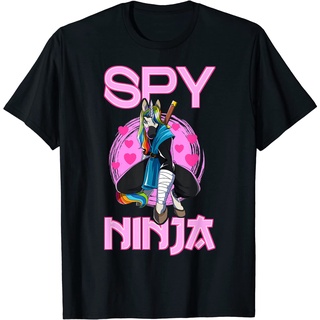 เสื้อยืดอินเทรนด์ผู้ชายอินเทรนด์ผู้หญิงเสื้อยืด ผ้าฝ้ายแท้ พิมพ์ลายเกมยูนิคอร์น Ninjas Warrior Game Samurai คุณภาพสูงS-3