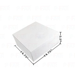 กล่องเค้กแม็ค 6 ปอนด์ ขนาด 14.75x14.75x5.5 นิ้ว (50 ใบ) MP030_INH109