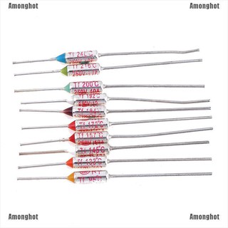 สินค้า Amonghot เทอร์โมสตัท 10A 250V สําหรับเครื่องรีดผม เครื่องทําความร้อน 10