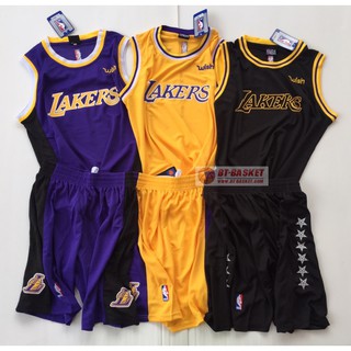 ชุดบาส NBA ทีม Lakers size ผู้ใหญ่พร้อมส่งทั้ง 3 สี🏀❤️