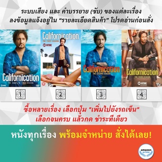 DVD ดีวีดี ซีรี่ย์ Californication Season 1 Californication 1 Californication 2 Californication 3