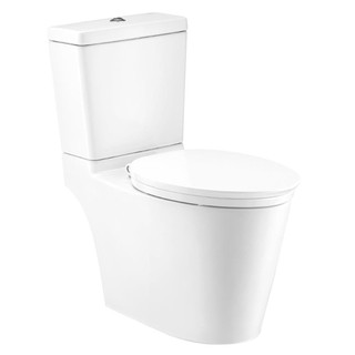 Sanitary ware 2-PIECE TOILET COTTO C167507 2.5/4LITER WHITE sanitary ware toilet สุขภัณฑ์นั่งราบ สุขภัณฑ์ 2 ชิ้น COTTO C