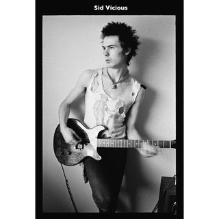 โปสเตอร์ รูปภาพ วงดนตรี Sex Pistols ซิด วิเชียส Sid Vicious โปสเตอร์ติดผนัง โปสเตอร์สวยๆ poster