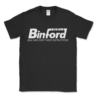 คอลูกเรือเสื้อยืดคอกลมเสื้อยืด พิมพ์ลาย Binford สไตล์ฮิปฮอป สําหรับผู้ชายผ้าฝ้ายแท้