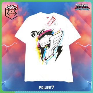 เสื้อยืดใหม่ 2022Power 7 Shop เสื้อยืดการ์ตูน ลาย มาร์เวล THOR love and thunder ลิขสิทธ์แท้ MARVEL COMICS  T-SHIRTS (MVX