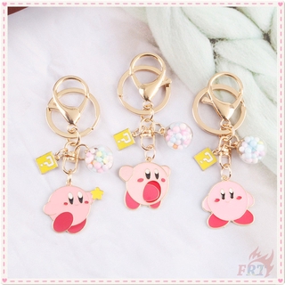 ✪ Kirby - Cartoon Games Keychains Series 01 ✪ 1Pc Alloy Pendants Keyrings Jewelry Accessories Gifts（3 Styles）
