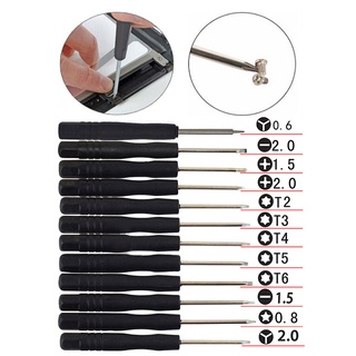 ภาพขนาดย่อของภาพหน้าปกสินค้า12pcs/set Mini Multi-Function Precision Screwdriver Set Smartphone Tablet Repairing Tools Set จากร้าน sgoole.th บน Shopee ภาพที่ 6