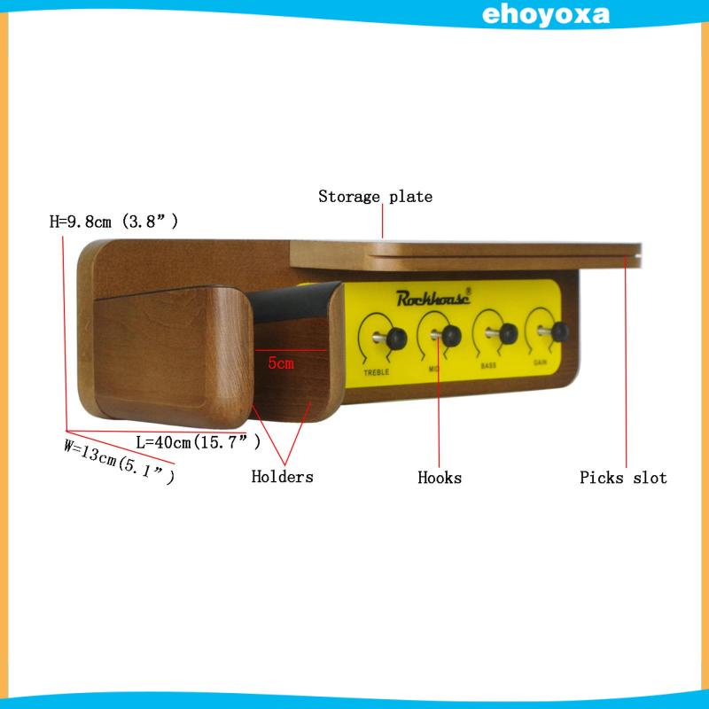 ที่แขวนกีตาร์ไฟฟ้า-แบบติดผนัง-พร้อมที่แขวนปิ๊ก-สําหรับกีตาร์อะคูสติก-และกีตาร์ไฟฟ้า