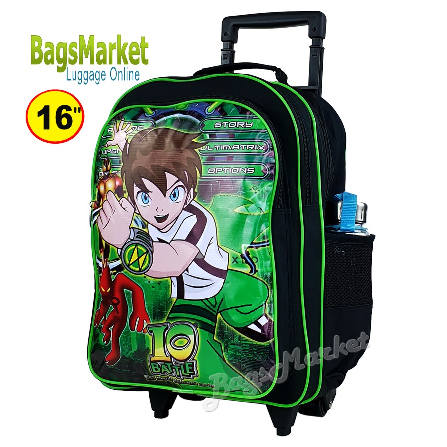 8586shop-kids-luggage-16-ขนาดใหญ่-l-trio-กระเป๋าเป้มีล้อลากสำหรับเด็ก-กระเป๋านักเรียน-กระเป๋าเด็ก-benten
