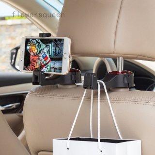 ภาพหน้าปกสินค้าflowersqueen ที่วางโทรศัพท์มือถือ สำหรับติดพนักพิงศีรษะในรถยนต์ ที่เกี่ยวข้อง