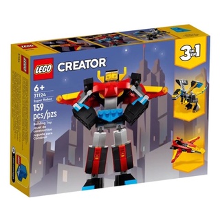 LEGO® Creator 3-in-1 Super Robot 31124 - (เลโก้ใหม่ ของแท้ 💯% กล่องสวย พร้อมส่ง)