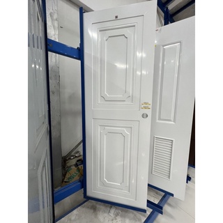 ประตูห้องน้ำking80x200สีขาว