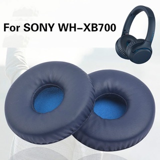 แผ่นเบาะหูฟัง หนังนิ่ม แบบเปลี่ยน สําหรับ Sony WH-XB700