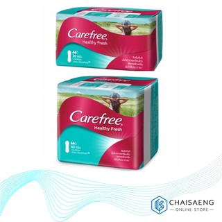 Carefree Healthy Fresh Super Dry 20 ชิ้น และ 40 ชิ้น (มีน้ำหอม)