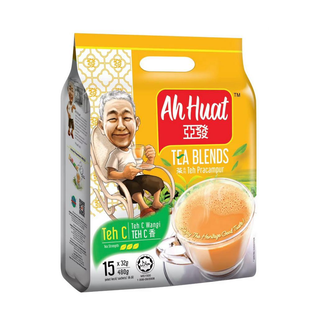 ชานม-อาฮวด-ah-huat-tea-blends-teh-c-15-ซอง-x-32-กรัม