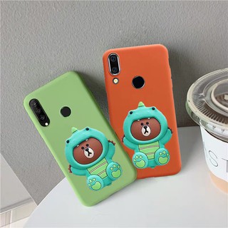 เคสโทรศัพท์พิมพ์ลายการ์ตูนหมีน่ารัก 3 i 2s y 7 y 5 y 9 2018 y 6 y 9 2019