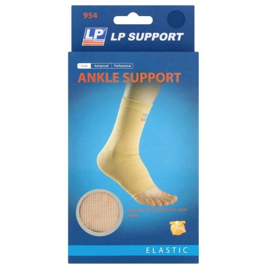 ถุงเท้าปลายเปิด-พยุงข้อเท้า-ยี่ห้อ-lp-support-ankle-support-รุ่น-954-สีเนื้อ