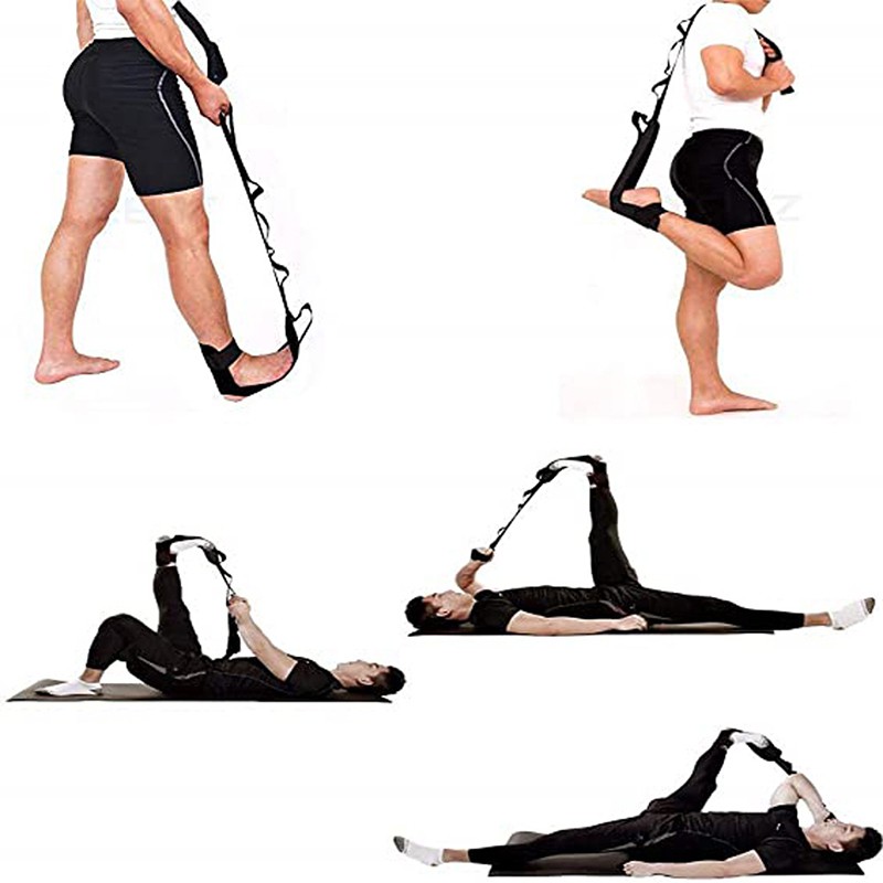 ภาพหน้าปกสินค้า*พร้อมส่ง* Yoga Ligament Stretching Belt Foot Drop Stroke Hemiplegia Rehabilitation Strap Leg Training Foot Ankle Joint จากร้าน _376ekg7al บน Shopee