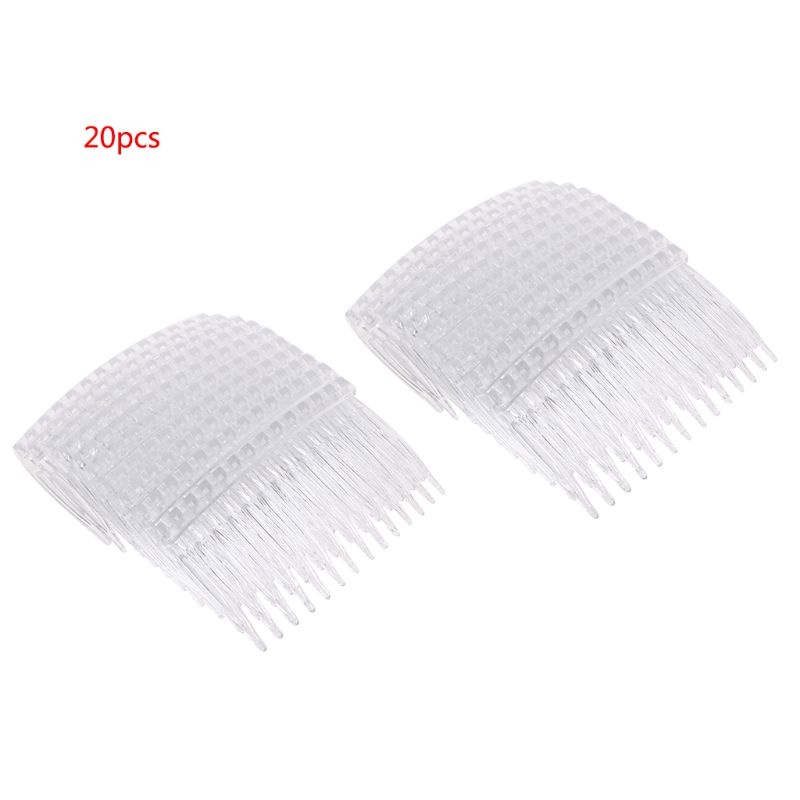 Lu Side Combs Pin Barrettes 70x40 มม. พลาสติกใส ด้ามหวี | Shopee Thailand