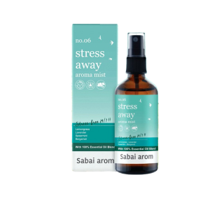 [SBAAUG ลดทันที 65.-]SabaiArom Stress Away Aroma Mist สบายอารมณ์ สเปรย์น้ำมันหอมระเหย เพื่อผ่อนคลายความเ