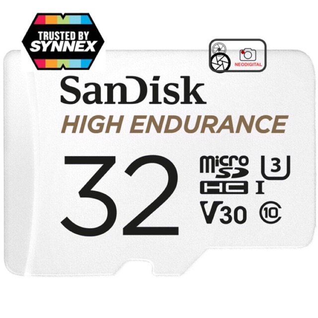 ราคาและรีวิวSandisk High Endurance microSD Card