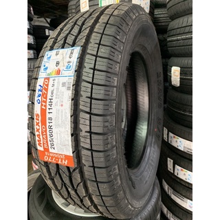 ยางMaxxis265/60R18(HT770)ยางปี2023เอาใจสายSUVและMpvราคาพิเศษ