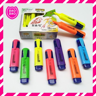 BAOBAOBABYSHOP - พร้อมส่ง ปากกาเน้นข้อความ ปากกาสะท้อนแสง ปากกาเน้นข้อความสีสะท้อนแสง มี 7 สี