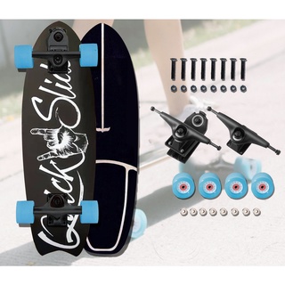 surf skateboard เซิร์ฟสเก็ตบอร์ด ล้อมีแสง P7/P7 Plus ขนาด 30 นิ้ว