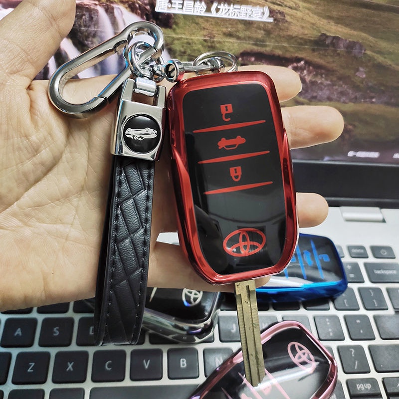 เคสกุญแจรถยนต์-toyota-กุญแจพับ-key-cover-ปลอกกุญแจ-กุญแจรถป้องกัน-รุ่นกุญแจพับ-การออกแบบแฟชั่น