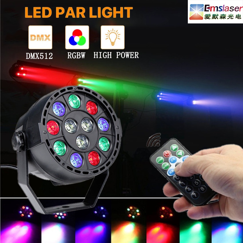 rgbw-ไฟเวที-led-8ch-dmx512-สําหรับปาร์ตี้ดิสโก้-ผับ-ดีเจ-12-ชิ้น