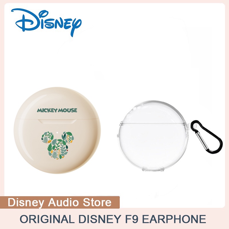 Disney F9 หูฟังบลูทูธไร้สาย 5.2 HD พร้อมไมโครโฟนสเตอริโอ HIFI Shopee