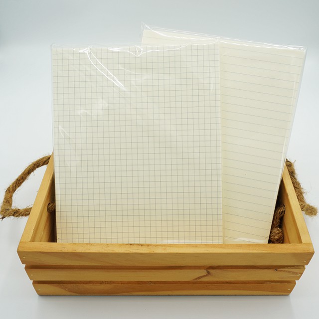 ราคาและรีวิวA4 / B5 / A5 / A6 กระดาษเนื้อใน กระดาษโน๊ต เส้นบรรทัด เส้นตาราง(ลายกริด)