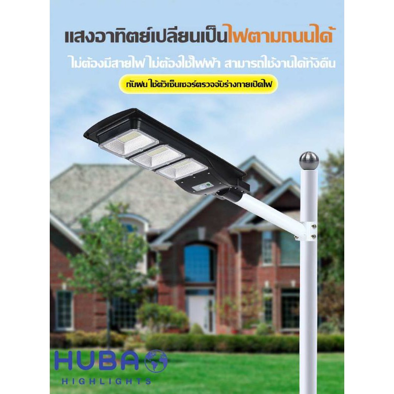 ไฟโซล่าเซลล์-ไฟสว่างถึงเช้า-led-ไฟสปอร์ตไลท์-เซ็นเซอร์ตรวจจับร่างกาย-สว่างอัตโนมัติ-แสงไฟสีขาว