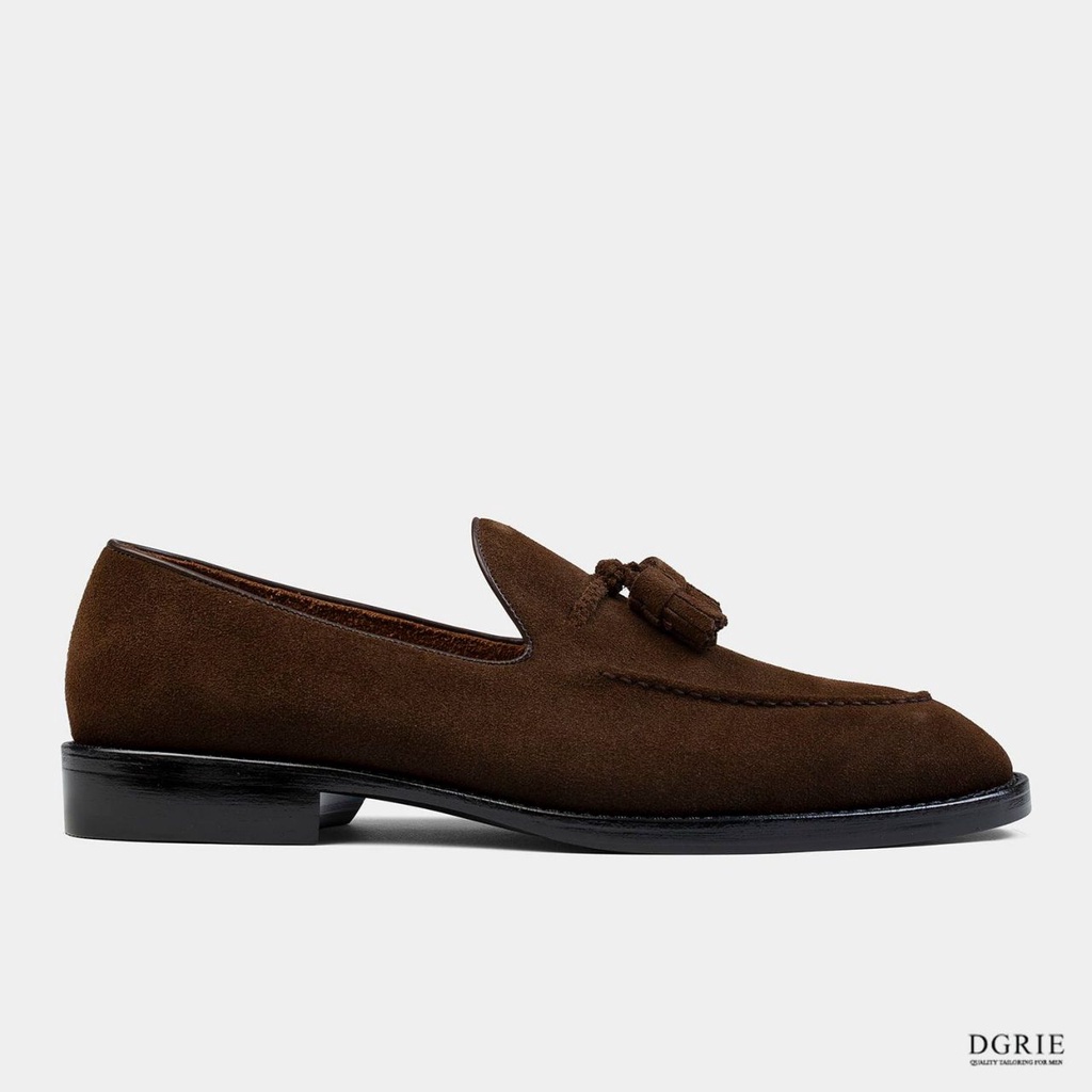 dgrie-รองเท้าโลฟเฟอร์สีน้ำตาล-dark-brown-tassel-loafers-shoes-ไซส์ไหนหมดสามารถทักแชทสอบถามได้