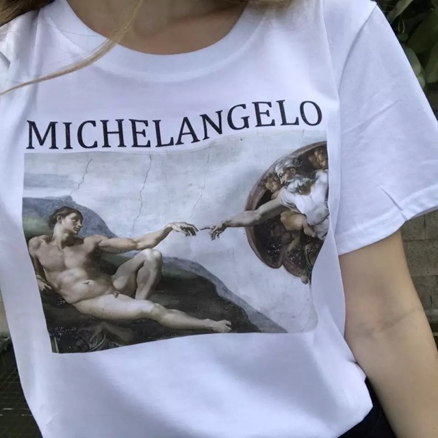 michelangelo-เสื้อยืด-michelangeloสามารถปรับแต่งได้