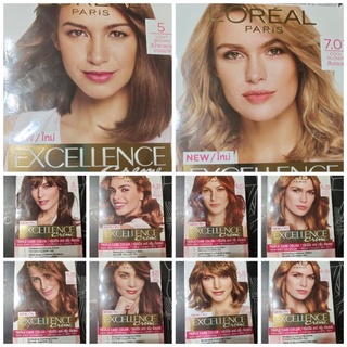 ภาพขนาดย่อของภาพหน้าปกสินค้าถูกกว่าห้าง %พร้อมส่ง สีลอลีอัล ️Loreal ExcellencefashionCreamโทนสีปิดผมขาวแนบสนิท จากร้าน r.n.p.beautygold บน Shopee