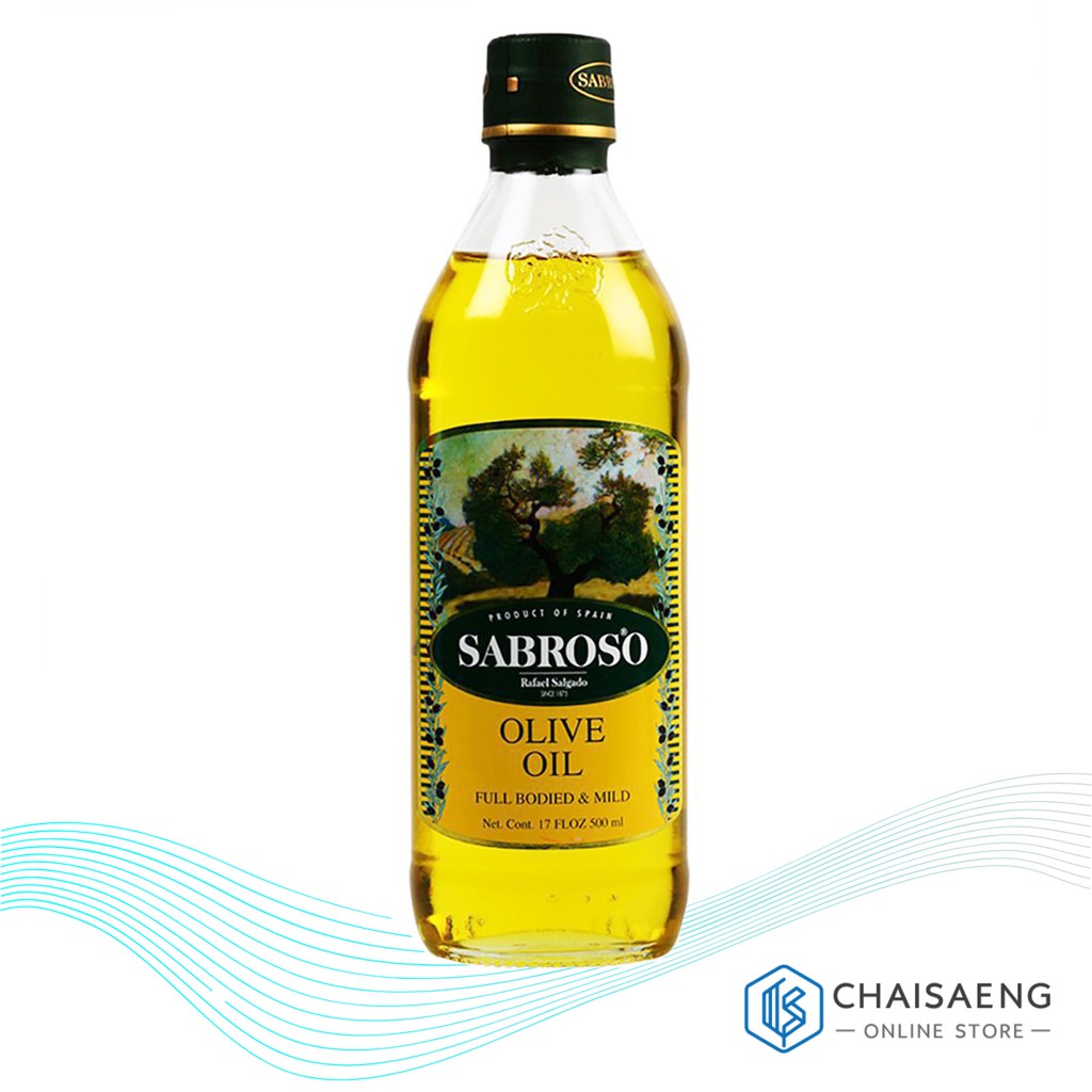 sabroso-100-pure-olive-oil-ซาโบรโซ-เอ็กซ์ตร้า-เวอร์จิ้น-โอลีฟ-ออยล์-น้ำมันมะกอกธรรมชาติไม่ผ่านกรรมวิธี-100-500-มล