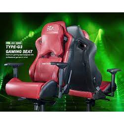ภาพหน้าปกสินค้าเก้าอี้เกมมิ่ง/ นั่งทำงานEGA GAMING Chair ( เก้าอี้เล่นเกม ) GSEAT TYPE-G3 รับน้ำหนักได้ถึง 200 KG BLACK /RED ประกัน 1ปี