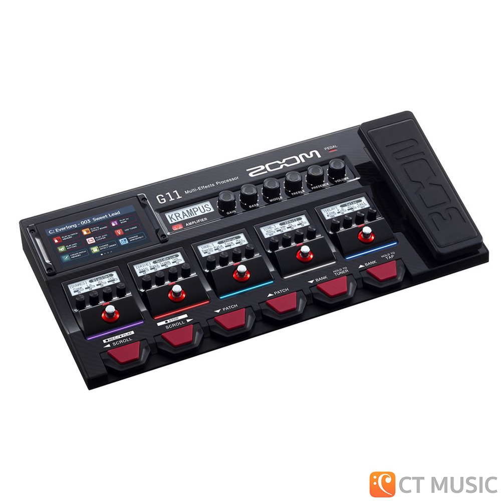 zoom-g11-multi-effects-processors-เอฟเฟคกีตาร์