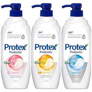 (3 สูตร) Protex Prebiotic Shower Cream โพรเทคส์ พรีไบโอติก ครีมอาบน้ำสำหรับคนผิวแห้งโดยเฉพาะ 400 มล.