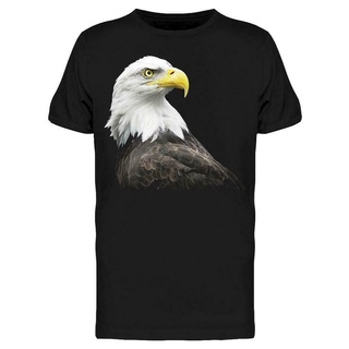 T-shirt  ขายดี เสื้อยืดลําลอง แขนสั้น พิมพ์ลาย Bald Eagle Looking Up สําหรับผู้ชาย PDbanb79LDogff42S-5XL