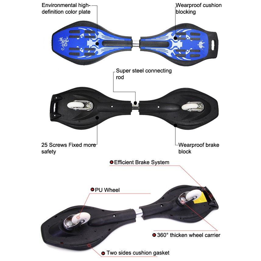 ภาพหน้าปกสินค้าSnakeboard สเน็คบอร์ด ล้อมีไฟ PU(PP) (ออเดอร์ละไม่เกิน4ชิ้น)/C014 จากร้าน xuchuzhan บน Shopee