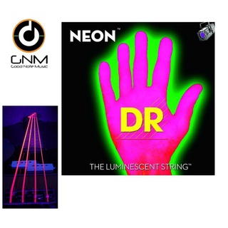 DR Neon Hi-Def Bass Strings สายกีต้าร์เบส 4 สาย เรืองแสง - สีชมพู รุ่น NPB-45