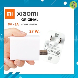 หัวชาร์จ Xiaomi 27W-30W หัวชาร์จด่วน หัวชาร์จเร็ว Super Charge รุ่นที่รองรับ ชาร์จไว 9V-3A. Redmi 9c 9T 9A Note9 Note10