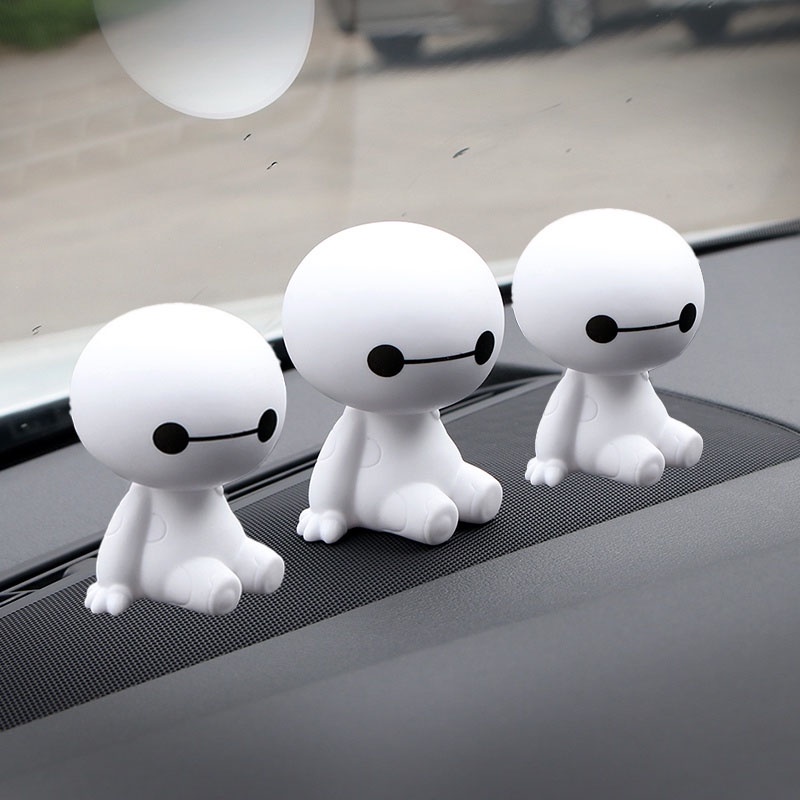 ตุ๊กตาหุ่นยนต์-baymax-น่ารัก-เขย่าหัว-ตกแต่งภายในรถยนต์-แดชบอร์ด-เครื่องประดับ-ของขวัญ-ตกแต่งภายในรถ