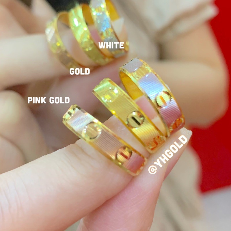 ภาพหน้าปกสินค้าแหวนทอง1สลึง Yonghenggold แหวนน๊อต ทองคำแท้96.5% ทักแชทเลือกขนาด ค่ะ จากร้าน miukin12 บน Shopee