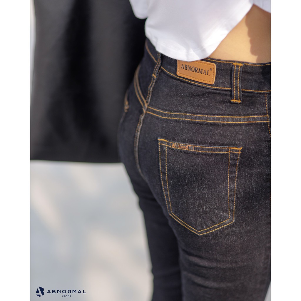กางเกงยีนส์ยืดเอวสูง-9-ส่วน-abnormal-jeans-w228-ทรงสกินนี่-ผ้ายีนส์ยืด-เก็บทรงสวย-ซิปอย่างดี-thailand-product
