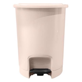 Dee-Double  ถังขยะกลม PASTEL 542 12 ลิตร สีเบจ  ถังขยะภายใน ถังขยะในบ้านสวย ๆ ถังขยะกลม ถังขยะในครัว ถังขยะเล็ก ถังขยะ